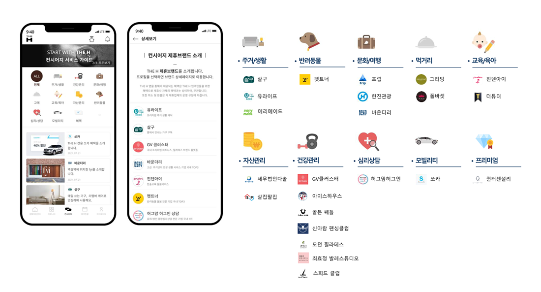 언제 어디서나 손쉽게 디에이치 전용 모바일 서비스 플랫폼(APP)